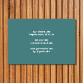 Einfache moderne Retro-Dekoration im Mittelalter Visitenkarte