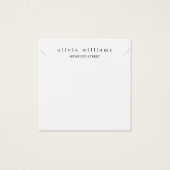 Einfache, moderne rosafarbene Netzwerkkarte (Vorderseite)