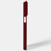 Einfache moderne Rot- und Gold-Monogramm-Bezeichnu Case-Mate iPhone Hülle (Rückseite / Rechts)