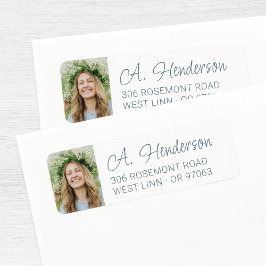 Einfache moderne Rücksendeadresse für kundenspezif