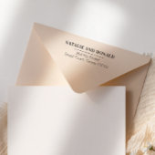 Einfache moderne Rücksendeadresse Permastempel