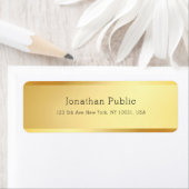 Einfache moderne Rücksendeadresse von edlen Vorlag (Insitu)