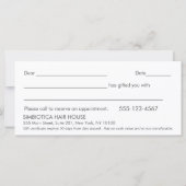 Einfache moderne Salon Wellness-Center Pink Gesche (Rückseite)