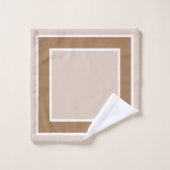 Einfache moderne Sand Dollar Badhandtuch Set (Waschlappen)