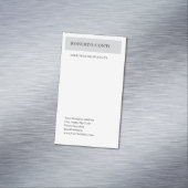 Einfache moderne Schlichte Minimalistisch Magnetische Visitenkarte (Beispiel)