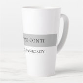 Einfache moderne Schlichte Minimalistisch Milchtasse (Rechte Ecke)