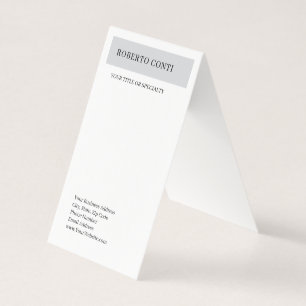 Einfache moderne Schlichte Minimalistisch Visitenkarten