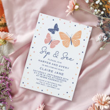 Einfache moderne Schmetterlingsplatte