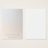 Einfache moderne Schmuckdesignerin Earring Display (Vorne & Hinten)