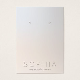 Einfache moderne Schmuckdesignerin Earring Display