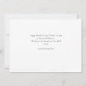 Einfache moderne Schrift 3 Foto | Tag der glücklic (Rückseite)