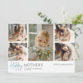 Einfache moderne Schrift 5 Foto | Tag der glücklic (Stehend Vorderseite)