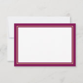 Einfache moderne Schrift Abschieds Dankeskarte (Rückseite)