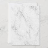 Einfache moderne Schrift Bridal Luncheon Einladung (Rückseite)