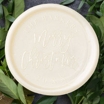 Einfache moderne Schrift Frohe Weihnachten