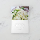 Einfache moderne Schwarz-Script Foto Collage Hochz Dankeskarte (Innenseite)