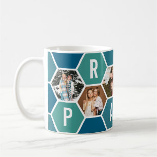 Einfache moderne schwarze und weiße Typografie Kaffeetasse