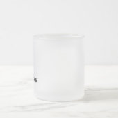 Einfache moderne schwedische Staatsflagge Souvenir Mattglastasse (Mittel)