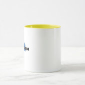 Einfache moderne schwedische Staatsflagge Souvenir Tasse (Zentrum)