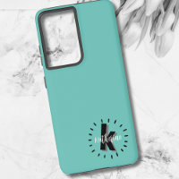 Einfache moderne Script Monogram