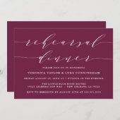 EINFACHE MODERNE SKRIPT | EINLADUNG DER PROBE (Vorne/Hinten)