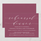 EINFACHE MODERNE SKRIPT | EINLADUNG DER PROBE (Vorne/Hinten)