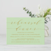 EINFACHE MODERNE SKRIPT | EINLADUNG DER PROBE (Stehend Vorderseite)