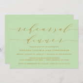 EINFACHE MODERNE SKRIPT | EINLADUNG DER PROBE (Vorne/Hinten)