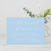 EINFACHE MODERNE SKRIPT | EINLADUNG DER PROBE (Stehend Vorderseite)