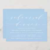 EINFACHE MODERNE SKRIPT | EINLADUNG DER PROBE (Vorne/Hinten)