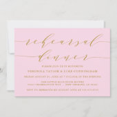 EINFACHE MODERNE SKRIPT | EINLADUNG DER PROBE (Vorderseite)