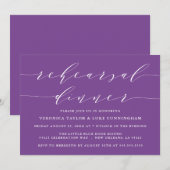 EINFACHE MODERNE SKRIPT | EINLADUNG DER PROBE (Vorne/Hinten)