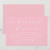 EINFACHE MODERNE SKRIPT | EINLADUNG DER PROBE (Vorne/Hinten)