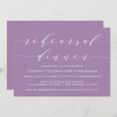 EINFACHE MODERNE SKRIPT | EINLADUNG DER PROBE (Vorne/Hinten)