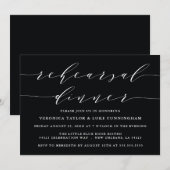 EINFACHE MODERNE SKRIPT | EINLADUNG DER PROBE (Vorne/Hinten)