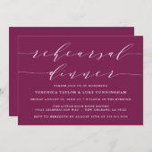 EINFACHE MODERNE SKRIPT | EINLADUNG DER PROBE (Vorne/Hinten)