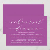 EINFACHE MODERNE SKRIPT | EINLADUNG DER PROBE (Vorne/Hinten)