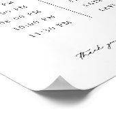 Einfache, moderne Skripteihe - Veranstaltungsorden Poster (Ecke)