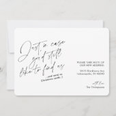 Einfache moderne, sonnige Schwarz-Weiß-Bewegung Ankündigung (Vorderseite)