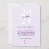 Einfache moderne, stilvolle Script Pink Foto Absch Dankeskarte (Rückseite)