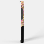 Einfache, moderne Streifen Gold Samsung Galaxy Hülle (Rechte Seite)