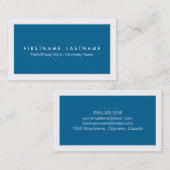 Einfache moderne Studenten-Visitenkarten Telefonnummerkarte (Vorne/Hinten)