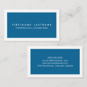 Einfache moderne Studenten-Visitenkarten Telefonnummerkarte (Vorne/Hinten)