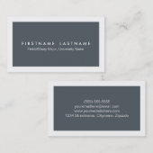 Einfache moderne Studenten-Visitenkarten Telefonnummerkarte (Vorne/Hinten)