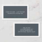 Einfache moderne Studenten-Visitenkarten Telefonnummerkarte (Vorne/Hinten)