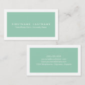 Einfache moderne Studenten-Visitenkarten Telefonnummerkarte (Vorne/Hinten)