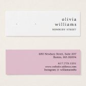 Einfache moderne Stuhlvorführkarte (Vorne & Hinten)