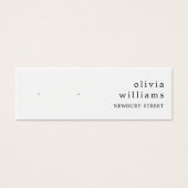 Einfache moderne Stuhlvorführkarte (Vorderseite)