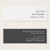 Einfache moderne Stuhlvorführkarte (Vorne & Hinten)