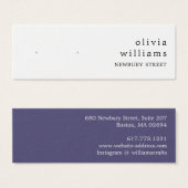 Einfache moderne Stuhlvorführkarte (Vorne & Hinten)